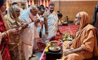 Shri Paduka Pujana by organising committee members Chittorgarh Camp (10 March 2025)